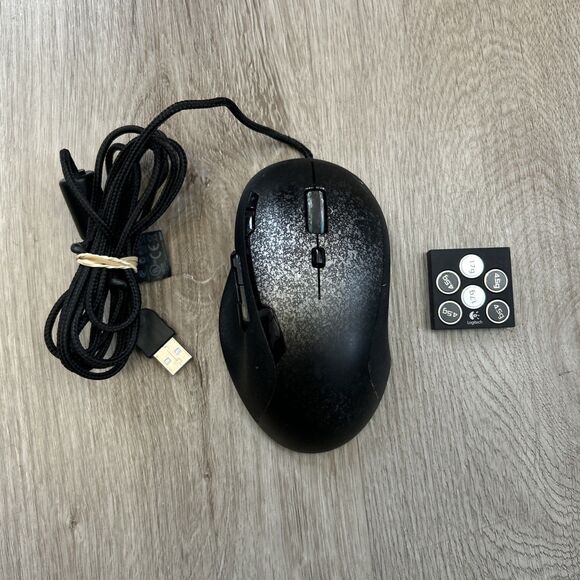 Logitech G500 Gaming Mouse Wired USB Laser w/ Weight Cartridge Tested READ - Picture 9 of 9